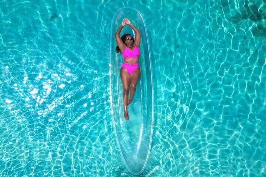Clear Kayak Drone Photoshoot in Nassau, Bahamas