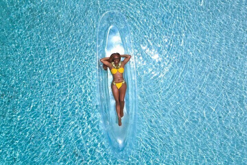 Clear Kayak Drone Photoshoot in Nassau, Bahamas 