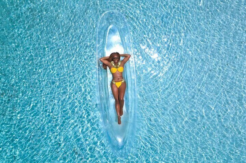 Clear Kayak Drone Photoshoot in Nassau, Bahamas