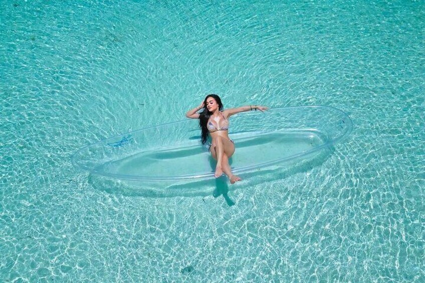 Clear Kayak Drone Photoshoot in Nassau, Bahamas 