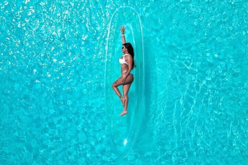 Clear Kayak Drone Photoshoot in Nassau, Bahamas