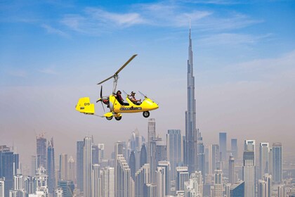 Dubai: Gyrocopter-esittelylento