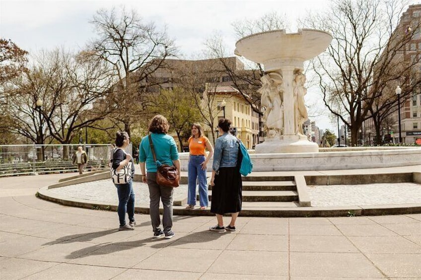 Dupont Circle Fountain and Meeting Location for the Embassy Row Tour