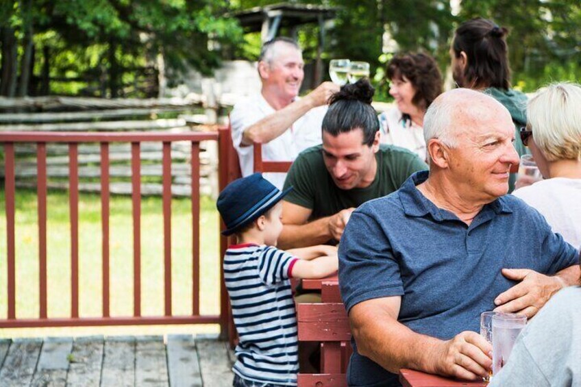 Family visit to the Acadian Historic Village