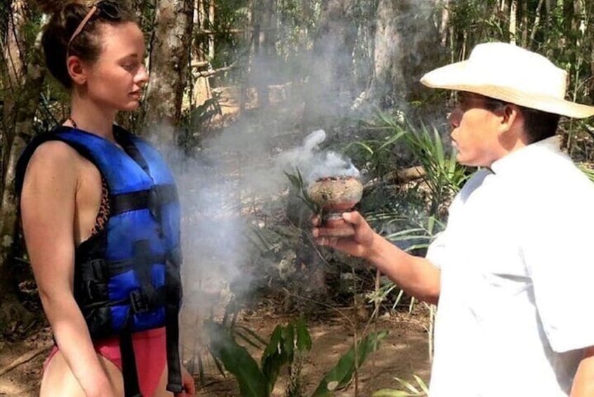 MAYAN CEREMONY AS A SPECIAL GIFT FOR OUR GUEST