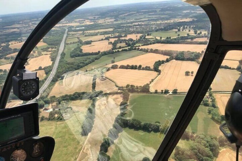 25 minute Kent Heritage Helicopter Tour
