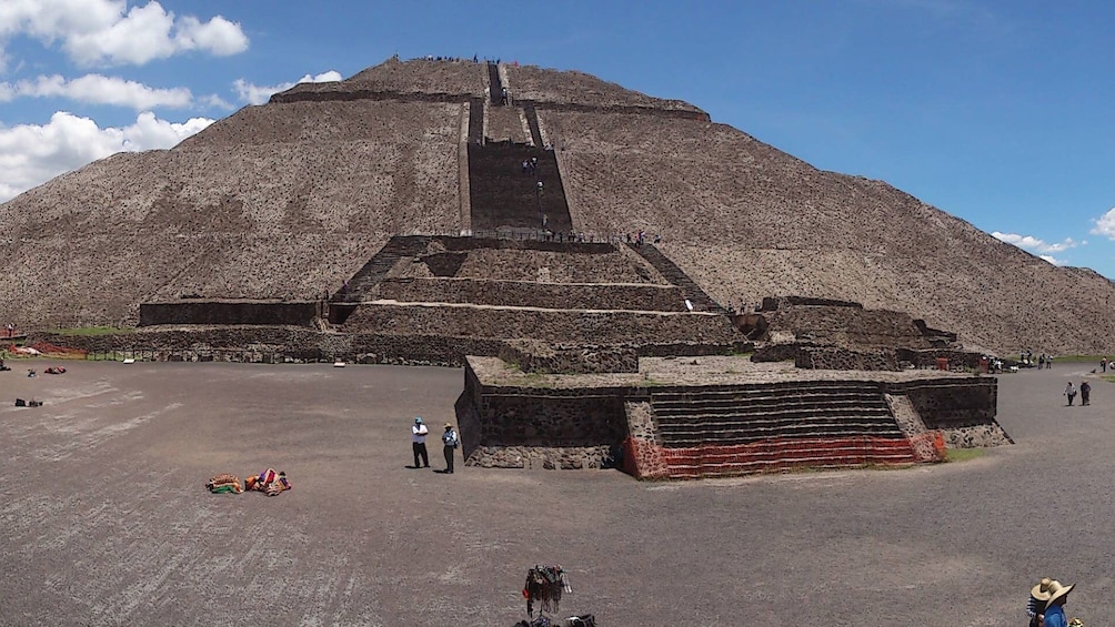 Pyramid at Teotihuacan in Mexico