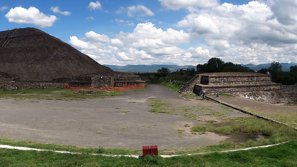 Ruins at Teotihuacan in Mexico