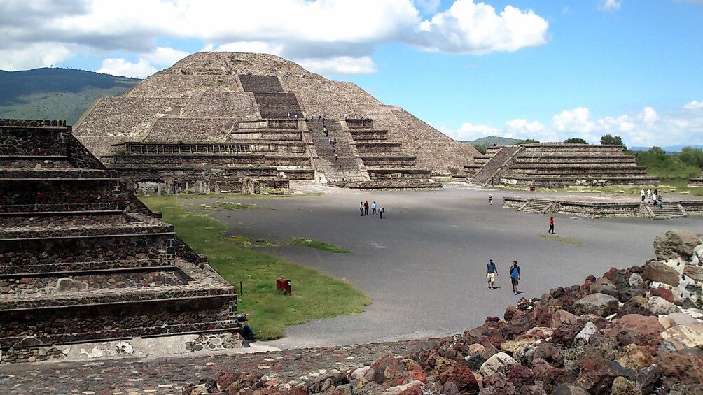 Show item 4 of 9. Ruins at Teotihuacan in Mexico