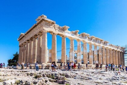 Akropolis & Parthenon Entrébiljett med självguidade ljudturer