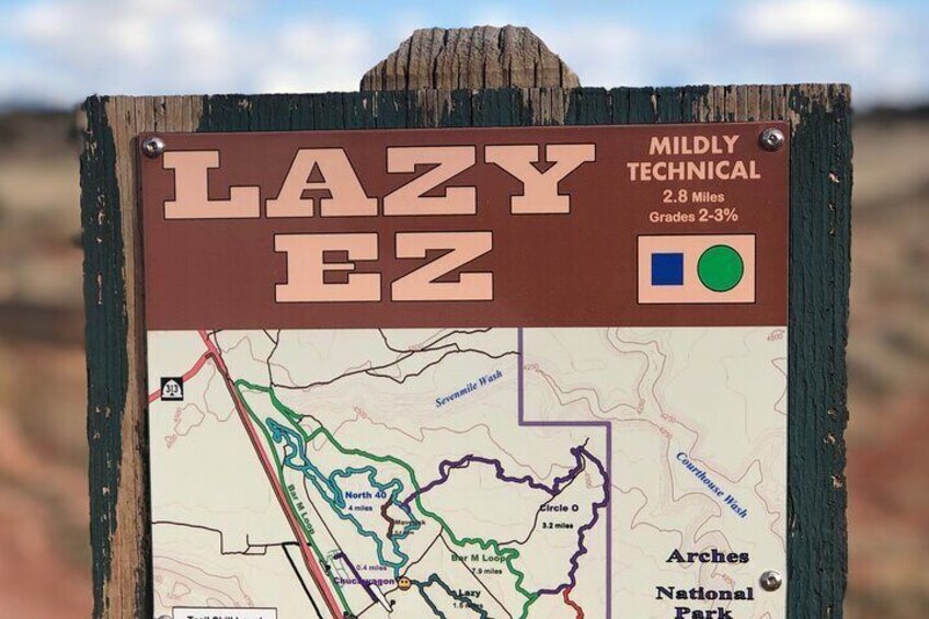 Private Half Day Guided Mountain Bike Tour in Moab 