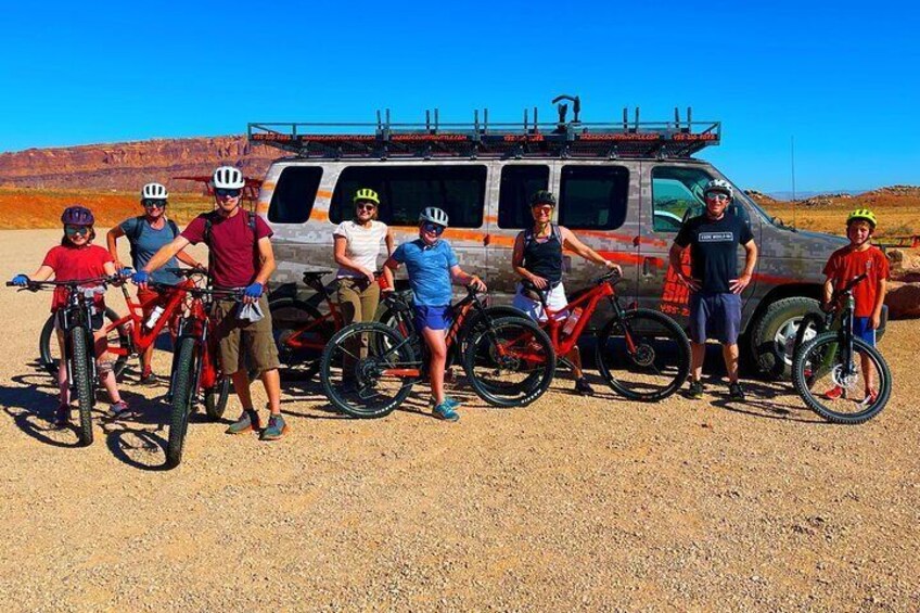 Private Half Day Guided Mountain Bike Tour in Moab 