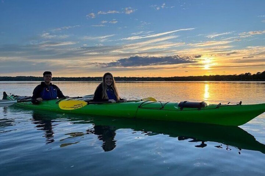 Portland Paddle uses both tandem and solo kayaks
