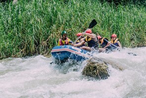 Phang Nga Monkey Cave, Whitewater Rafting & Zip line Adventure