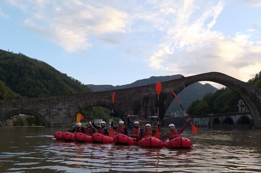 Adrenaline kayaking on the Lima and Serchio rivers in Bagni di Lucca