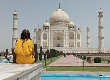 Neu Delhi: 2-tägige Tour durch Agra und Fatehpur mit dem Superschnellzug