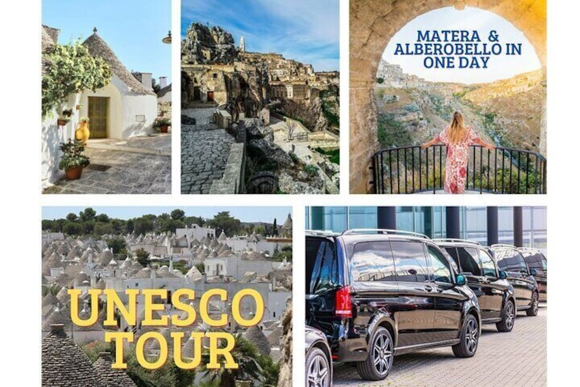 Unesco tour - Matera & Alberobello in one day