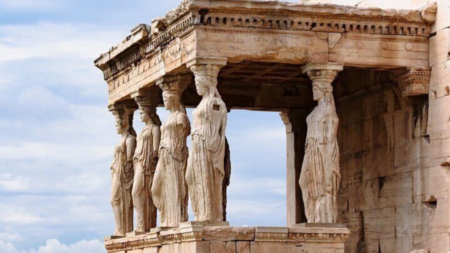 The Erechtion and the porch of Maidens