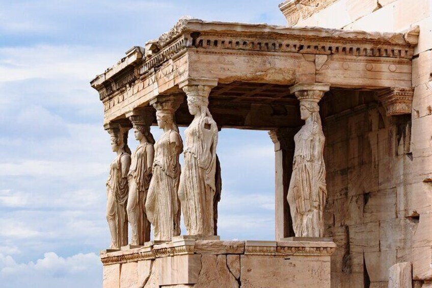 The Erechtion and the porch of Maidens