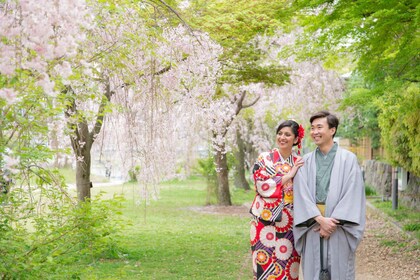 Kioto: sesión de fotos privada con un fotógrafo de vacaciones