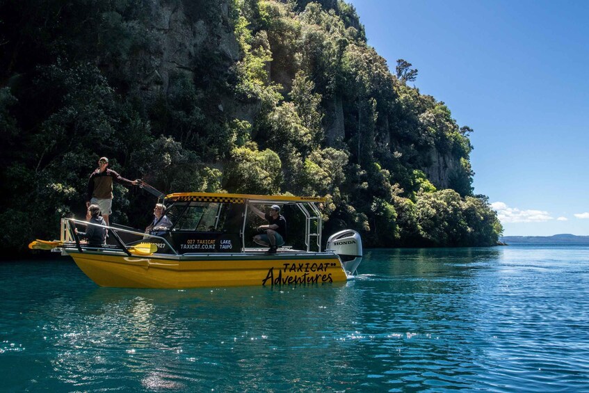 Picture 2 for Activity Kinloch: Lake Taupo Catamaran Cruise with Paddleboarding