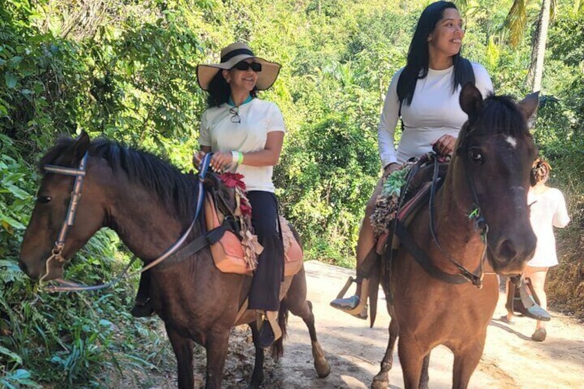 Samana Full Day -baracardi island, horses, lemon waterfall