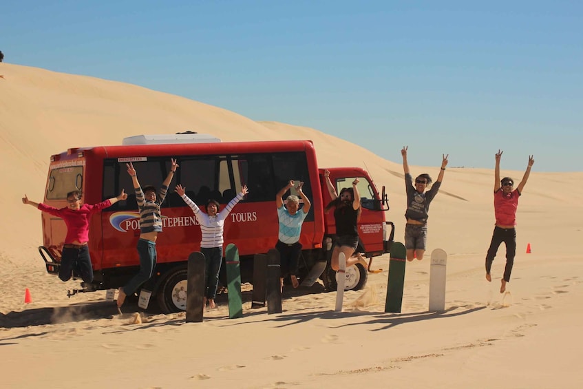 Picture 3 for Activity Port Stephens: 4WD Birubi Beach Tour with Dune Sandboarding