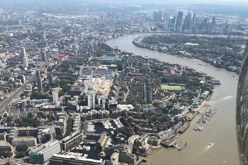 45 Minute London Olympic Helicopter Tour