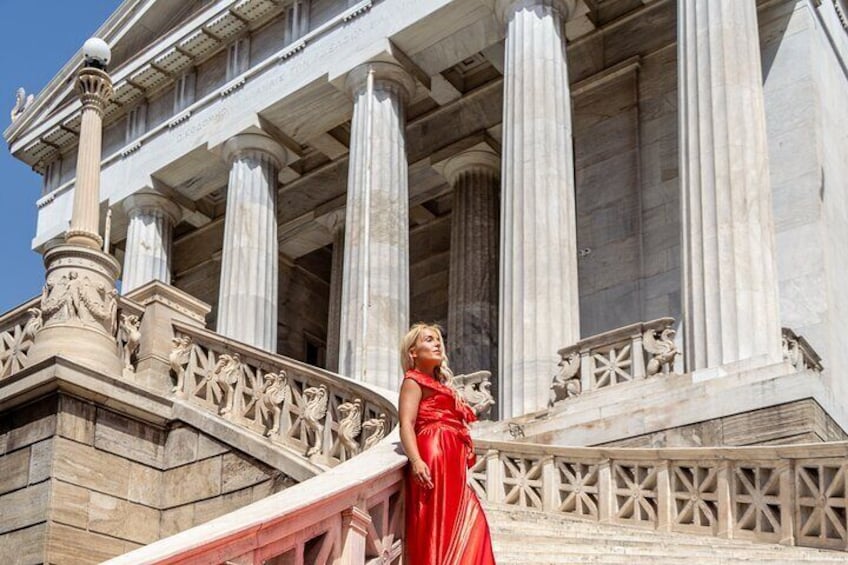 Athens Flying Dress Photoshoot