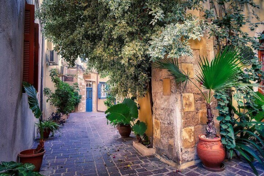 Chania Old Town, Public Market and Chrisopigi Monastery Tour