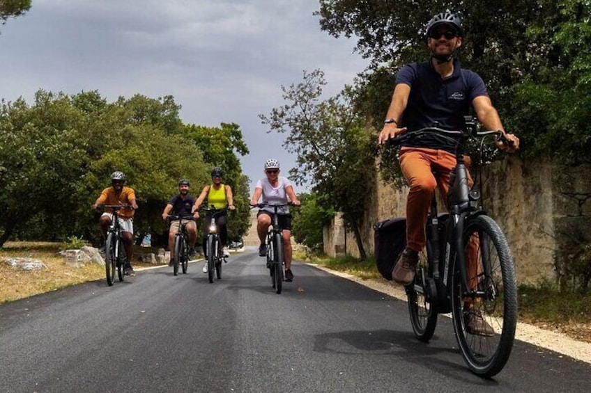 Full Day E-bike Tour in the Luberon Region from Aix en Provence