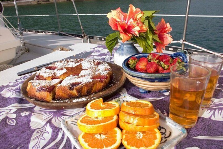 Lunch on board