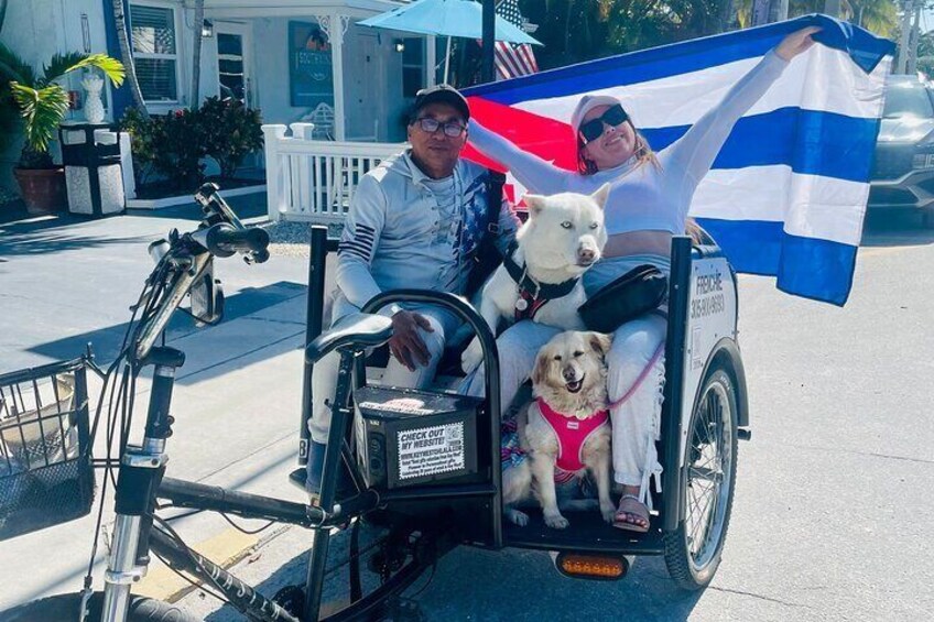 Private E-Pedicab 1/2 Hour Sightseeing Ride of Old Town Key West