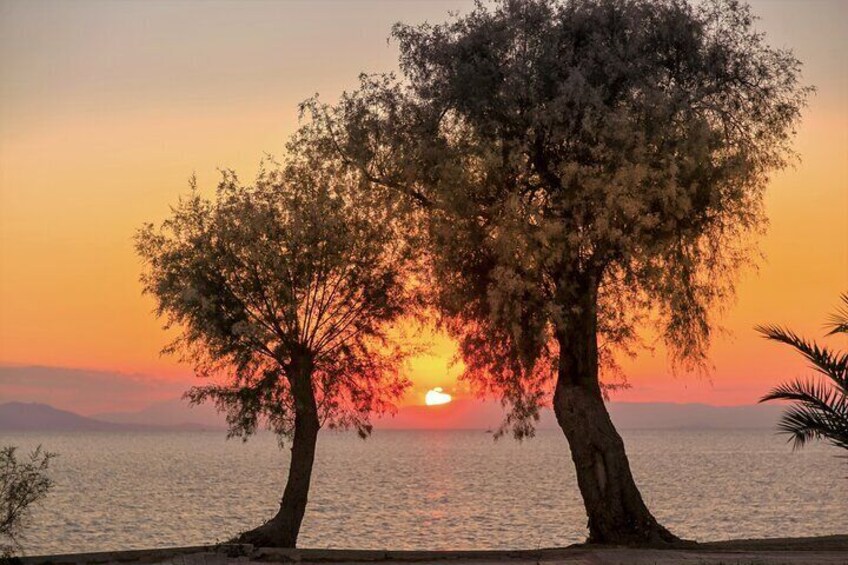 Sunset Breeze in Athens Riviera Cape Sounio and Piraeus Old Port