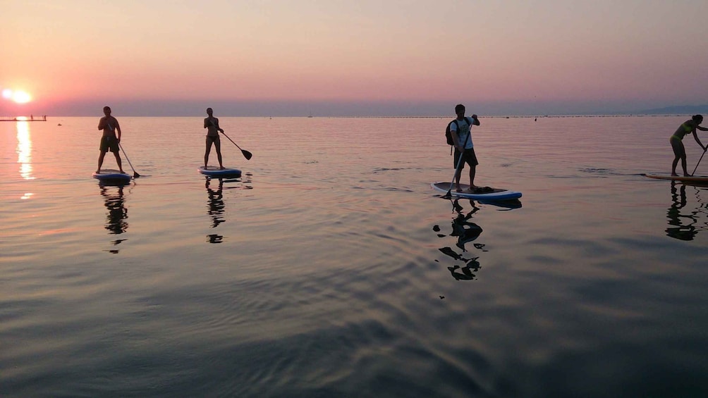 Picture 3 for Activity Portorož: Sunset Coastline Stand-Up Paddleboarding Tour