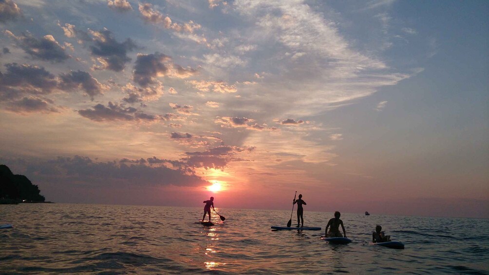 Picture 5 for Activity Portorož: Sunset Coastline Stand-Up Paddleboarding Tour