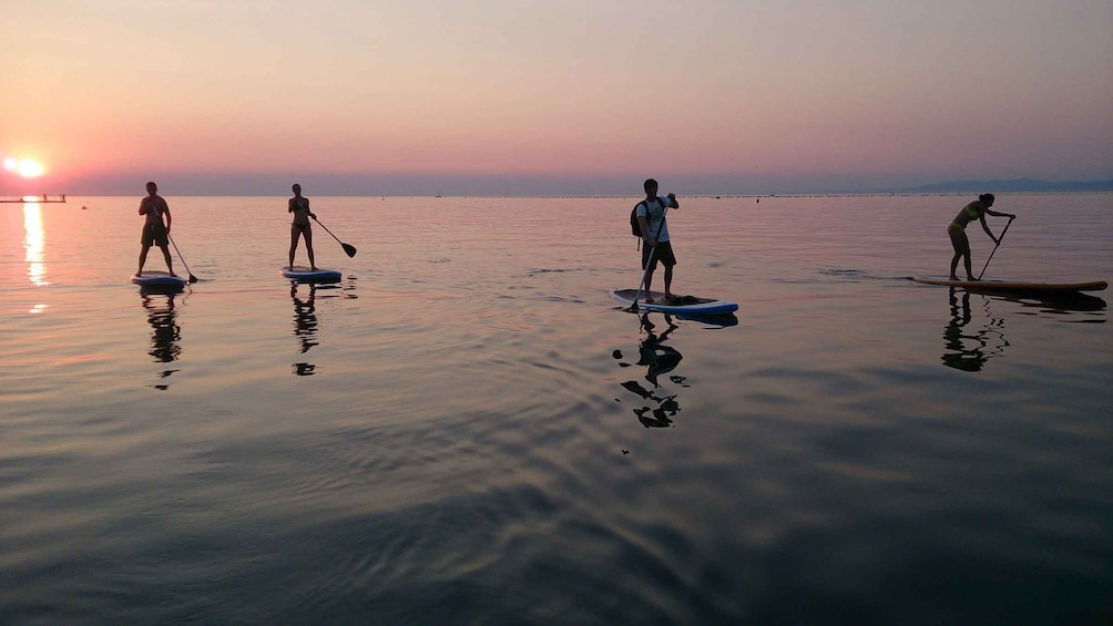 Picture 3 for Activity Portorož: Sunset Coastline Stand-Up Paddleboarding Tour