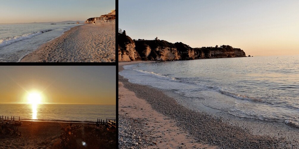 Picture 5 for Activity Tropea: Sunset Costa degli Dei Boat Tour with Swimming