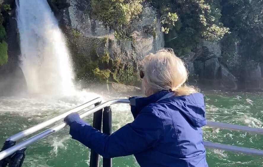 Picture 3 for Activity Taupo: Lake Taupo Western Bays Catamaran Tour with Bush Walk