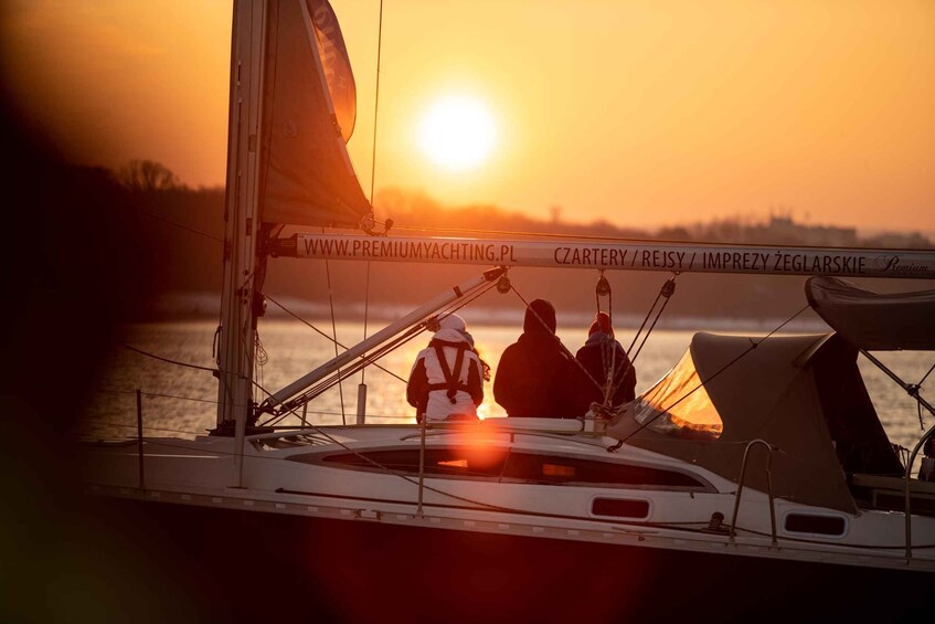 Picture 2 for Activity Gdańsk: Scenic Sunset Cruise with Glass of Prosecco