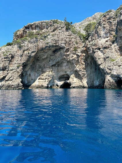 Picture 3 for Activity From Vlore: Grama Bay Caves & Beaches Speedboat Guided Tour