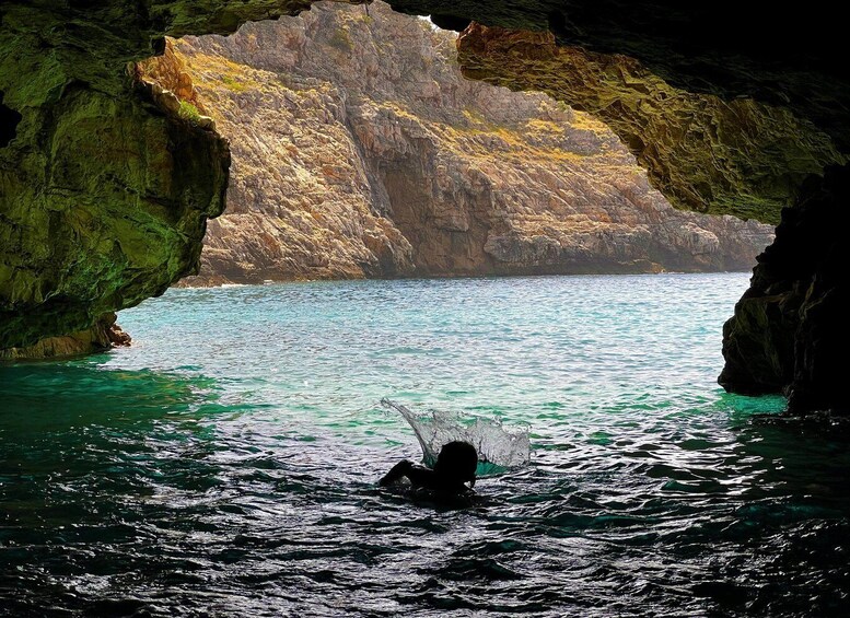 Picture 2 for Activity From Vlore: Grama Bay Caves & Beaches Speedboat Guided Tour