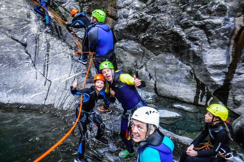 Picture 3 for Activity Champdepraz: Torrente Chalamy Family-Friendly Canyoning Tour