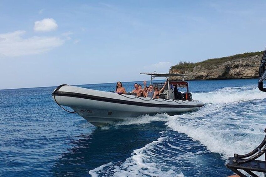 Klein Curacao Powerboat Adventure