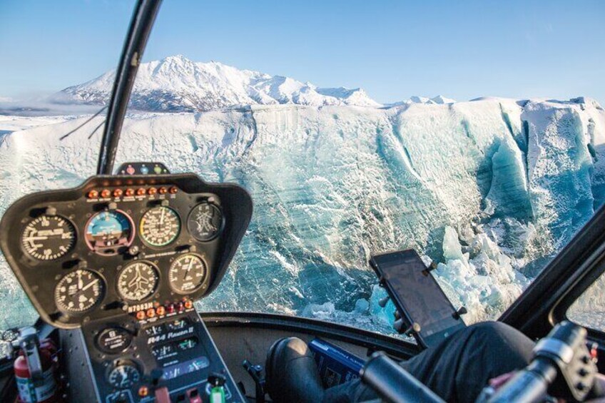 Heli Glacier Crevasse Ice Climbing- Summer