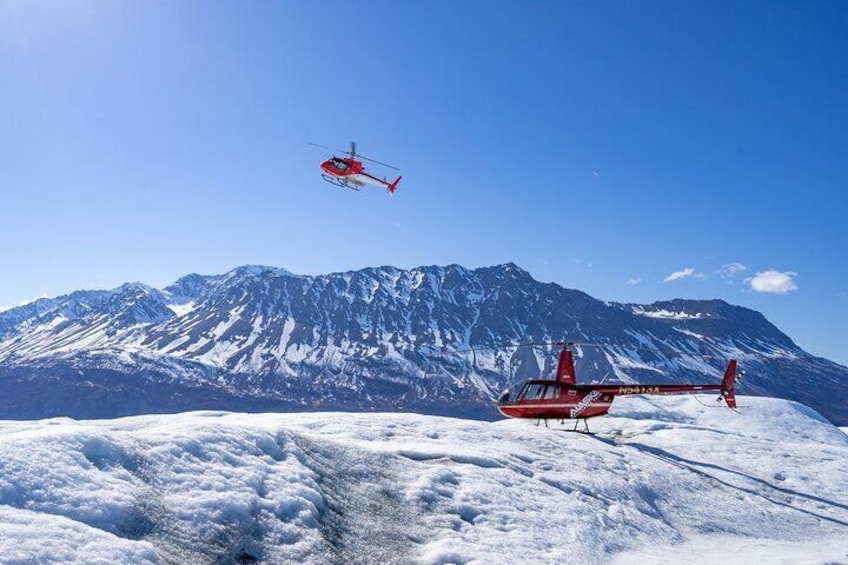 Heli Glacier Crevasse Ice Climbing- Summer