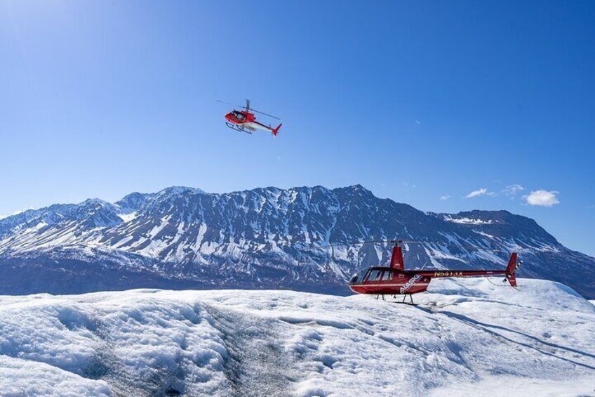 Heli Glacier Crevasse Ice Climbing- Summer