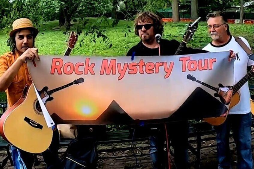 Sean Yox , Bob Simerau from ? & The Mysterians - legendary band form 60s. And Koshek presenting Rock Mystery Tour 