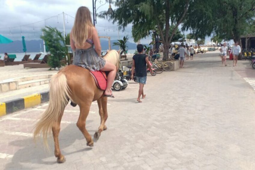 Horse Ride On The Beach In Gili Trawangan