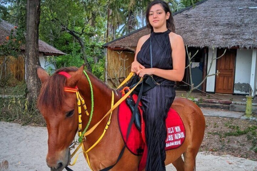 Horse Ride On The Beach Gili Islands